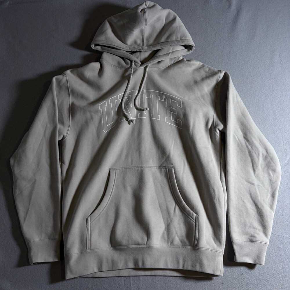 Independent Trading Co Mens Tan Unite Graphic Hoodie Sweatshirt Large L
